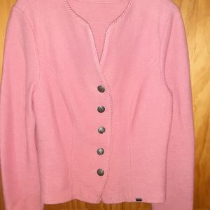 Geiger of Austria Pink Boiled Wool Jacket